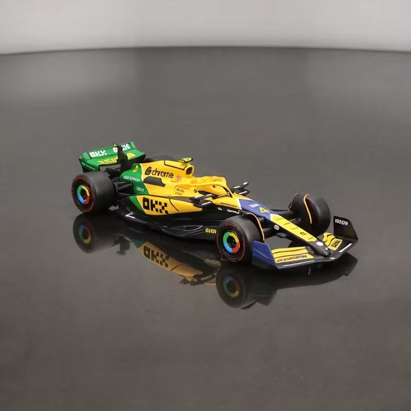 McLaren MCL38 F1 Team Yellow No.81 Monaco GP 2024 O. Piastri and L. Norris- 1:43
