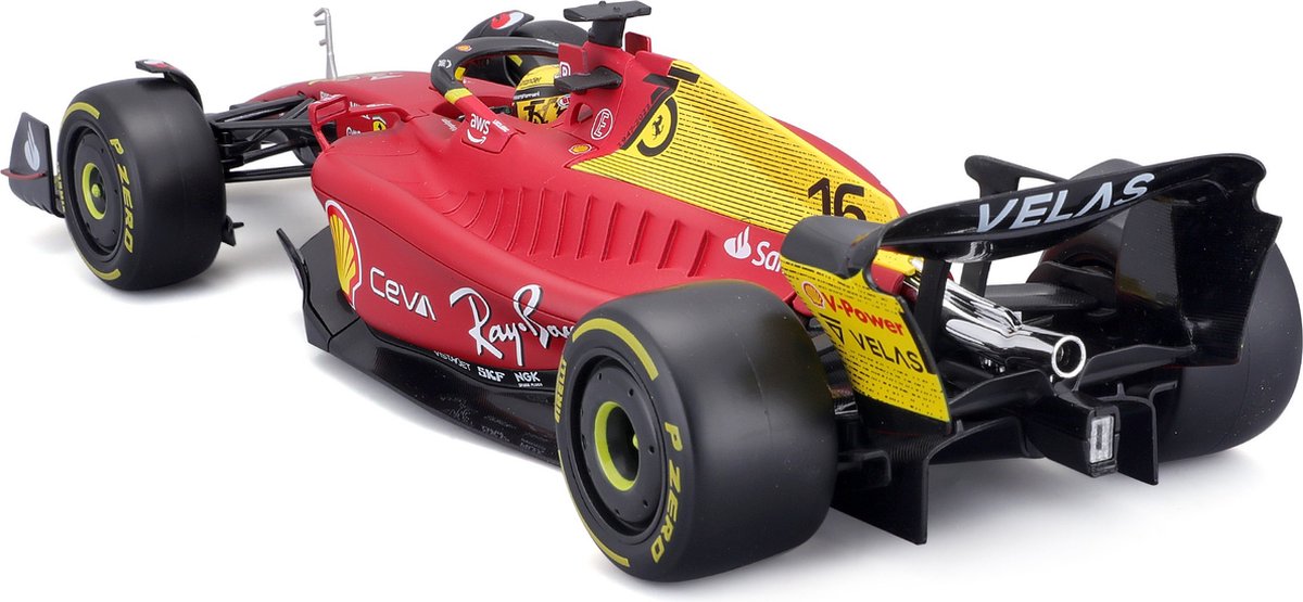 Ferrari F1-75 No.16 Monza Livery 75th Anniversary 2022 C. Leclerc - 1:18