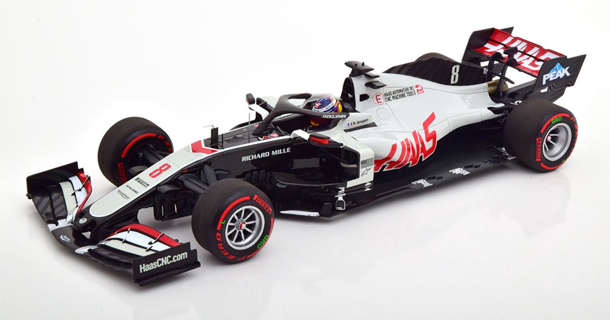 Haas F1 Team VF-20 Bahrain GP 2020 R. Grosjean - 1:18