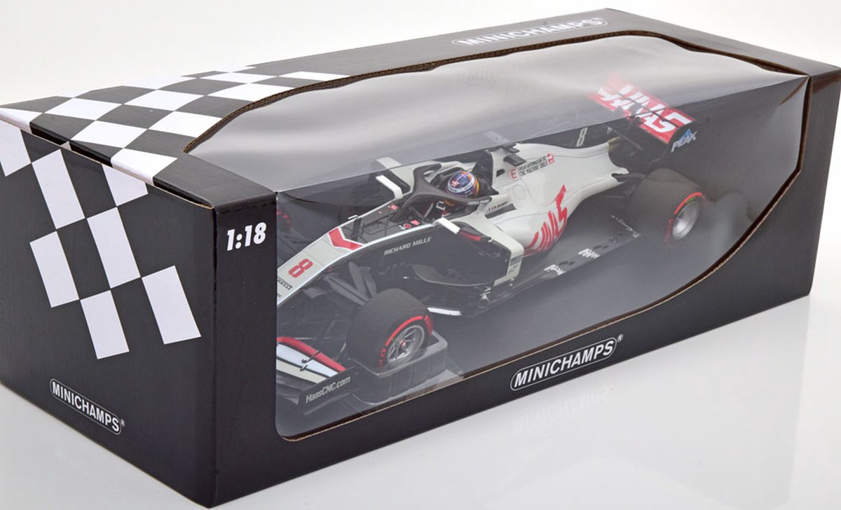 Haas F1 Team VF-20 Bahrain GP 2020 R. Grosjean - 1:18