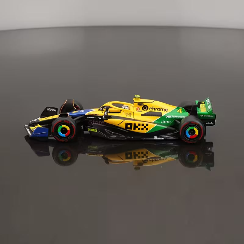 McLaren MCL38 F1 Team Yellow No.81 Monaco GP 2024 O. Piastri and L. Norris- 1:43