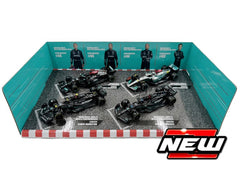 Mercedes-AMG Petronas 4 Car set - 1:43