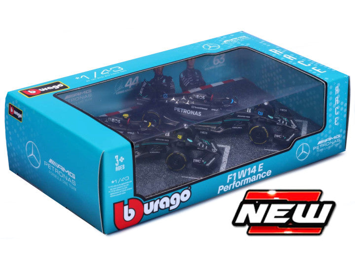 Mercedes-AMG W15 GP 2024 No.44 L. Hamilton / No.63 G. Russell 2 car set - 1:43