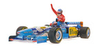 Benetton Renault B195 Canadian GP 1995 M. Schumacher with figurine Alesi - 1:18
