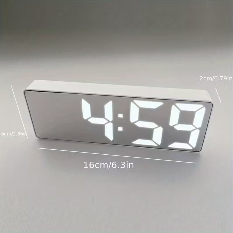 Modern LED SmartClock – Digitale Wekker met Temperatuur & Helderheidsregeling