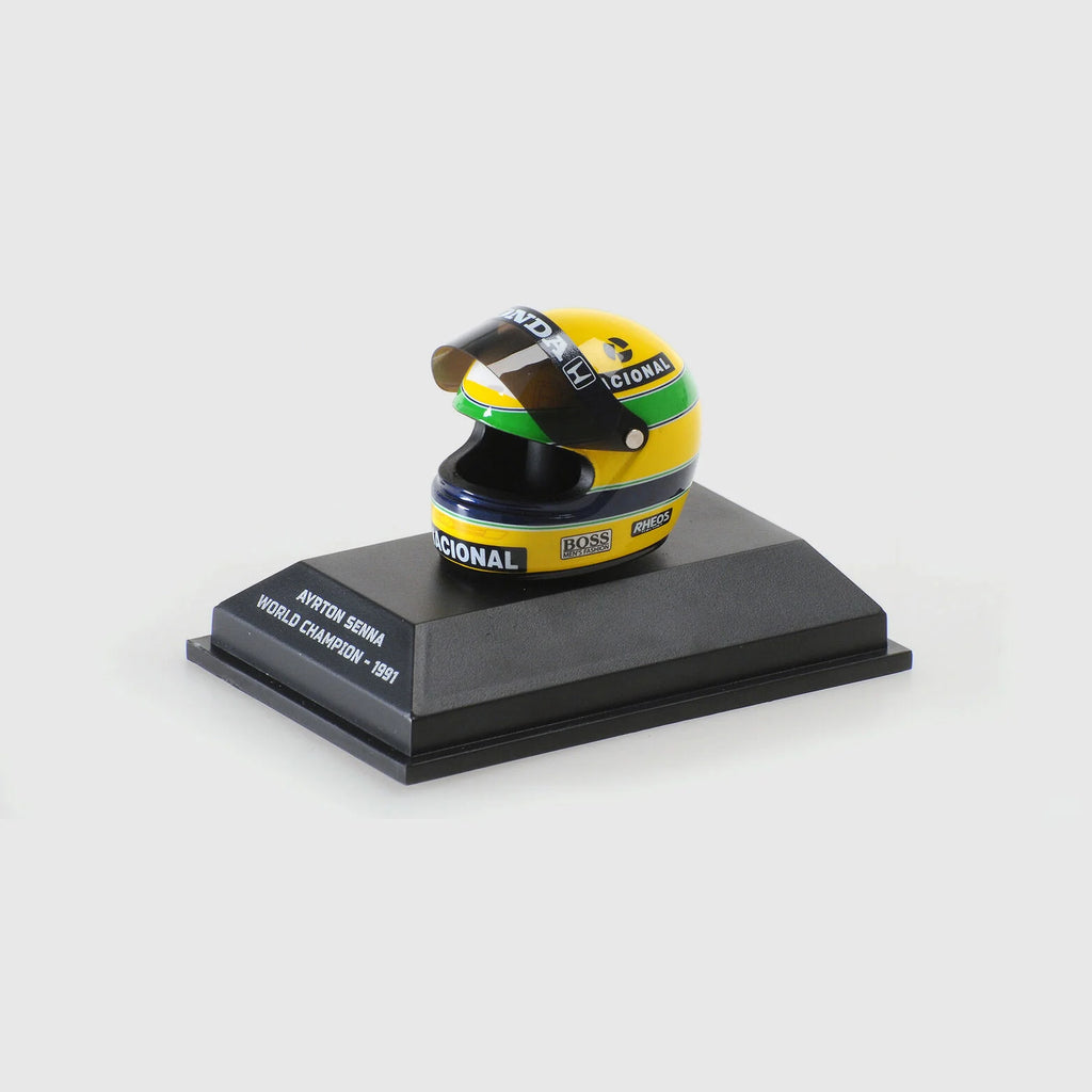 Helmet World Champion 1991 A. Senna - 1:8