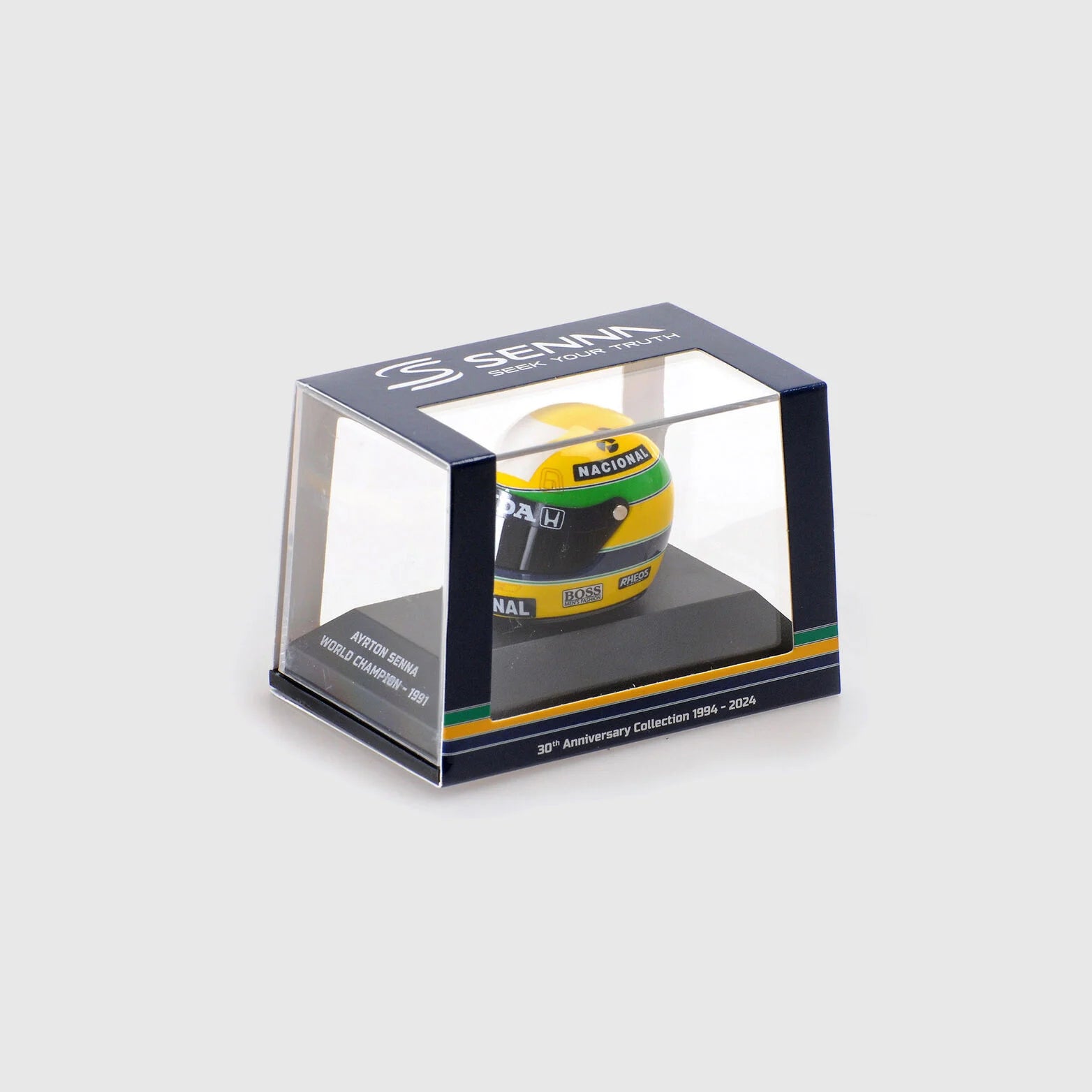 Helmet World Champion 1991 A. Senna - 1:8