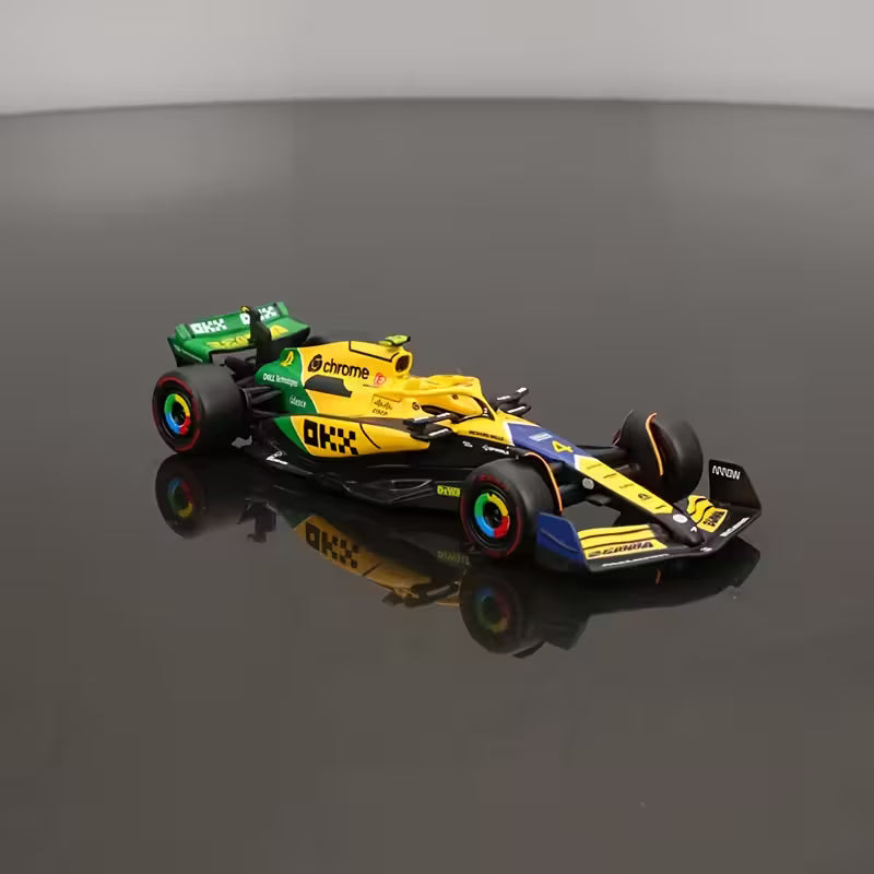 McLaren MCL38 F1 Team Yellow No.81 Monaco GP 2024 O. Piastri and L. Norris- 1:43