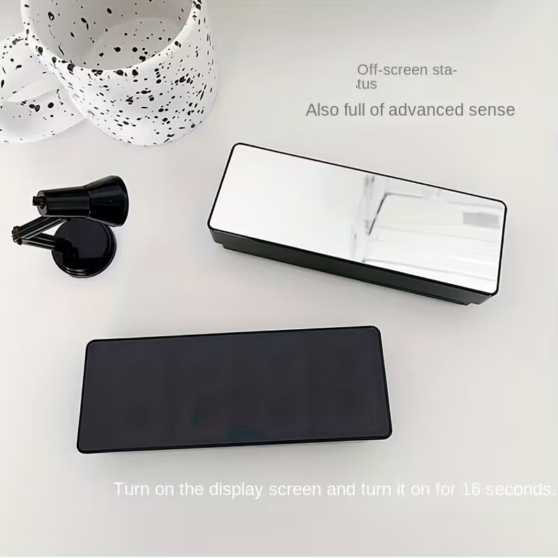 Modern LED SmartClock – Digitale Wekker met Temperatuur & Helderheidsregeling