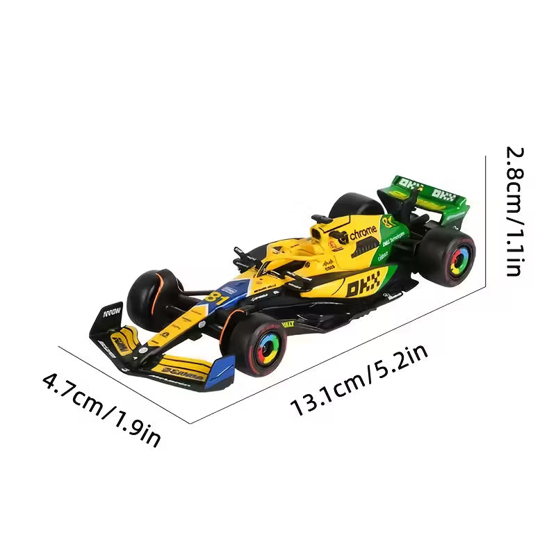McLaren MCL38 F1 Team Yellow No.81 Monaco GP 2024 O. Piastri and L. Norris- 1:43