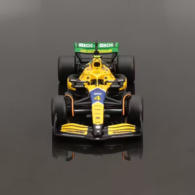 McLaren MCL38 F1 Team Yellow No.81 Monaco GP 2024 O. Piastri and L. Norris- 1:43
