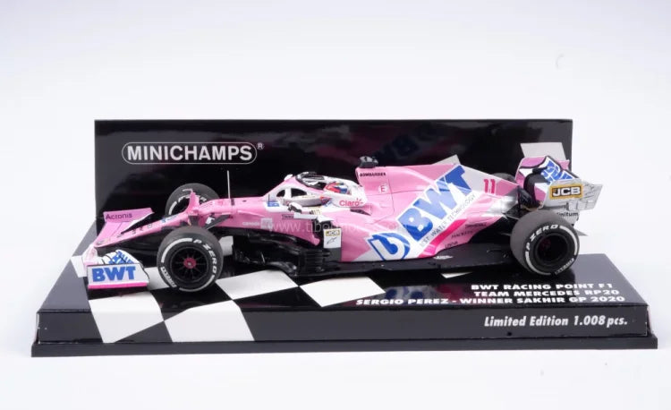 BWT Racing Point F1 Team Mercedes RP20 Winner Sakhir GP 2020 S. Perez - 1:43