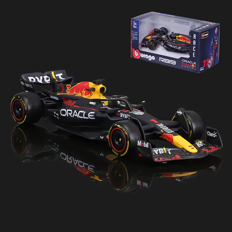 Burago 1:43 2023 Red Bull Racing RB19 #1 En #11 Gietijzeren Formuleauto