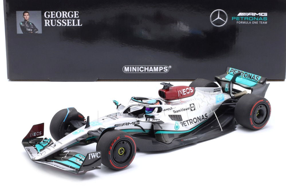 Mercedes-AMG Petronas F1 Team W13 Pole Hungarian GP 2022 G. Russell - 1:43