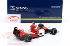 McLaren Honda MP4/6 Mexico GP 1991 A. Senna with J. Alesi riding - 1:18