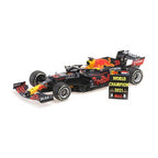 Red Bull Racing Honda RB16B with Pitboard Winner Abu Dhabi 2021 World Champion 2021 M. Verstappen - 1:43