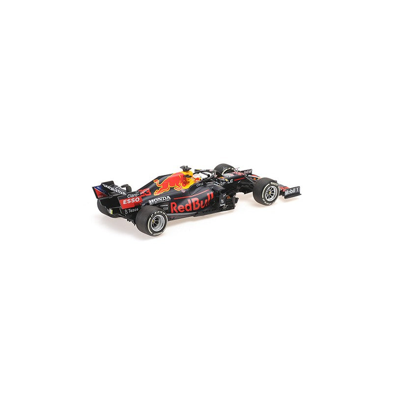 Red Bull Racing Honda RB16B with Pitboard Winner Abu Dhabi 2021 World Champion 2021 M. Verstappen - 1:43
