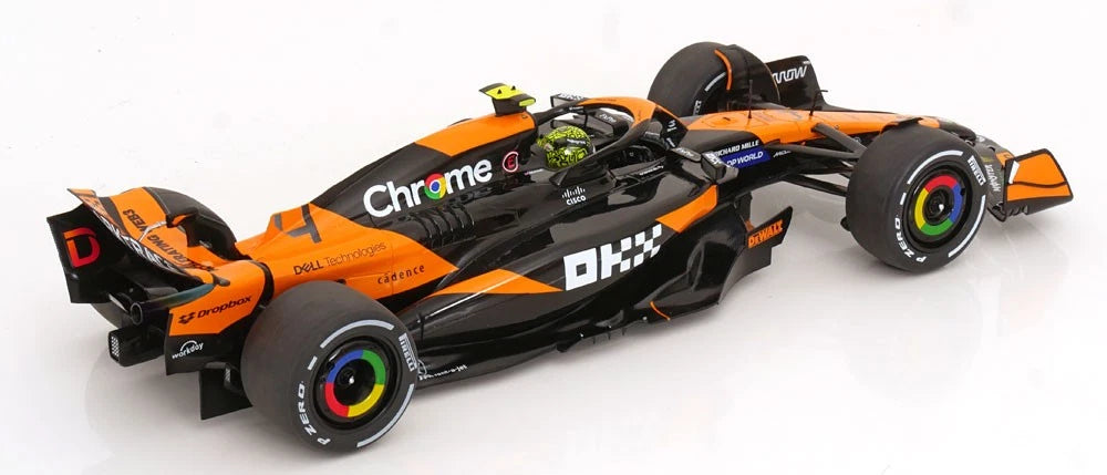 McLaren MCL38 F1 Team Orange No.4 Miami GP 2024 L. Norris - 1:18