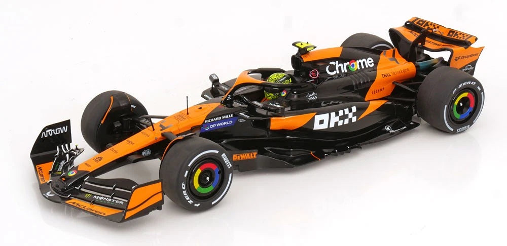 McLaren MCL38 F1 Team Orange No.4 Miami GP 2024 L. Norris - 1:18